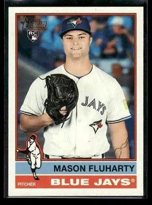 2025 Topps Heritage Mason Fluharty #509 RC Toronto Blue Jays