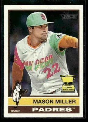 2025 Topps Heritage Mason Miller #700 San Diego Padres
