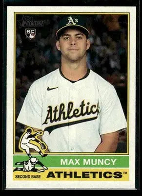 2025 Topps Heritage Max Muncy #525 RC Athletics