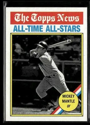 2025 Topps Heritage Mickey Mantle #349 New York Yankees