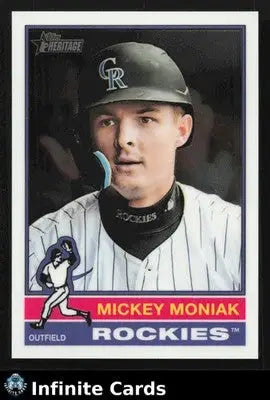 2025 Topps Heritage MICKEY MONIAK #565 Chrome [Base] Colorado Rockies