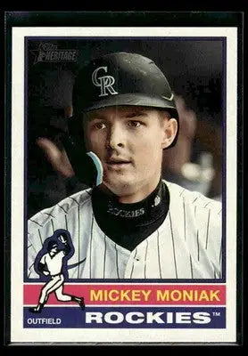 2025 Topps Heritage Mickey Moniak #565 Colorado Rockies - Baseball Card Single