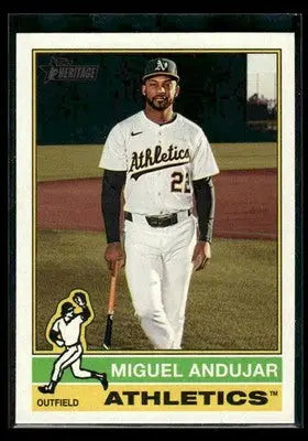 2025 Topps Heritage Miguel Andujar #677 Athletics