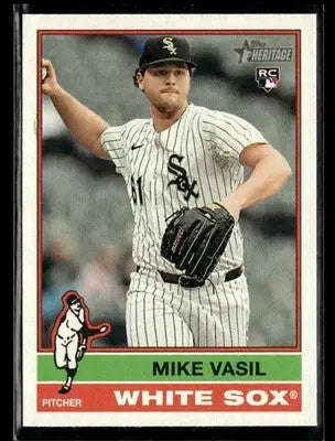 2025 Topps Heritage Mike Vasil #507 RC Chicago White Sox