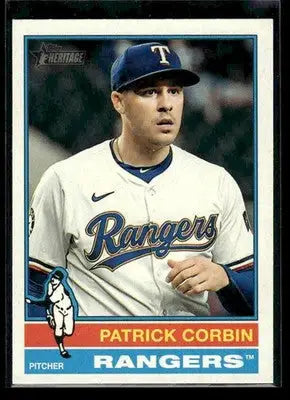 2025 Topps Heritage Patrick Corbin #619 Texas Rangers - Baseball Card Single