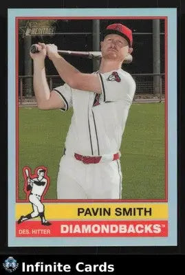 2025 Topps Heritage PAVIN SMITH #535 Refractor Arizona Diamondbacks