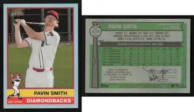 2025 Topps Heritage PAVIN SMITH #535 Refractor Arizona Diamondbacks