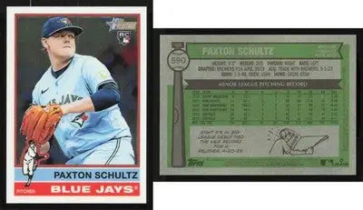 2025 Topps Heritage PAXTON SCHULTZ #590 Chrome RC Toronto Blue Jays RC