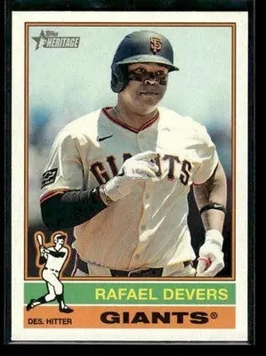 2025 Topps Heritage Rafael Devers #540 San Francisco Giants
