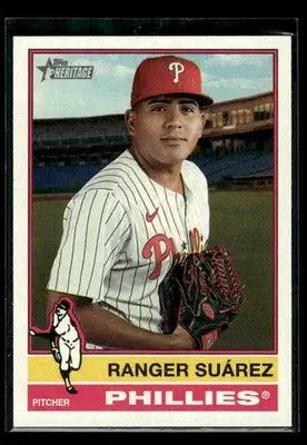 2025 Topps Heritage Ranger Suárez #657 Philadelphia Phillies
