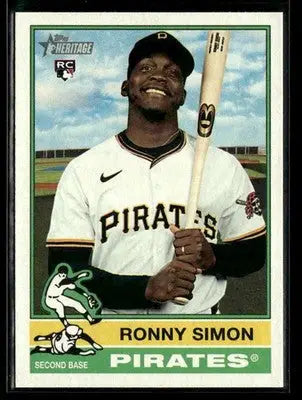 2025 Topps Heritage Ronny Simon #521 RC Pittsburgh Pirates