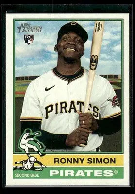 2025 Topps Heritage Ronny Simon #521 RC Pittsburgh Pirates