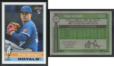 2025 Topps Heritage RYAN BERGERT #537 RC [Base] Kansas City Royals RC