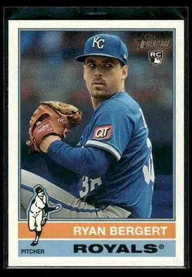 2025 Topps Heritage Ryan Bergert #537 RC Kansas City Royals