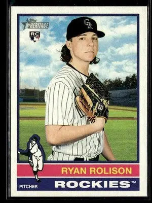 2025 Topps Heritage Ryan Rolison #681 RC Colorado Rockies - Baseball Card Single