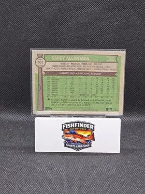 2025 Topps Heritage - Sandy Alcantara #161 Dark Blue Border - Baseball Card Single