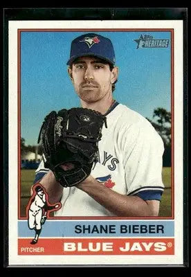 2025 Topps Heritage Shane Bieber #609 Toronto Blue Jays