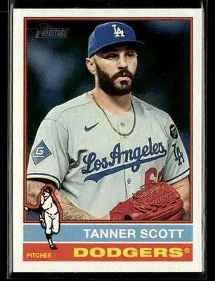 2025 Topps Heritage Tanner Scott #551 Los Angeles Dodgers