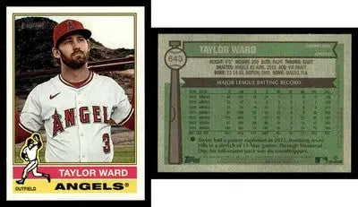 2025 Topps Heritage TAYLOR WARD #643 [Base] Los Angeles Angels