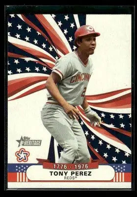2025 Topps Heritage Tony Perez #BS-12 Bicentennial Stars Cincinnati Reds