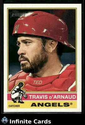 2025 Topps Heritage TRAVIS D’ARNAUD #564 [Base] Los Angeles Angels