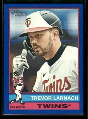 2025 Topps Heritage Trevor Larnach #602 Dark Blue Border Minnesota Twins - Baseball Card Single