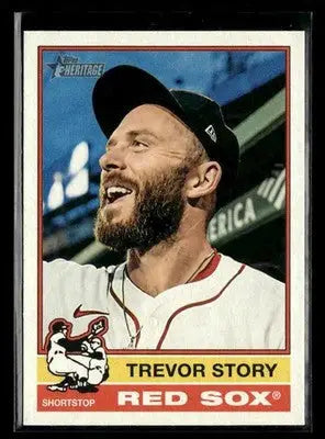 2025 Topps Heritage Trevor Story #575 Boston Red Sox