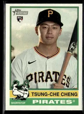 2025 Topps Heritage Tsung-Che Cheng #666 RC Pittsburgh Pirates