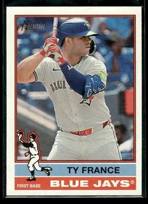 2025 Topps Heritage Ty France #644 Toronto Blue Jays