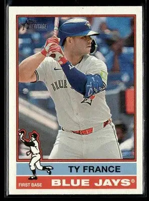 2025 Topps Heritage Ty France #644 Toronto Blue Jays - Baseball Card Single