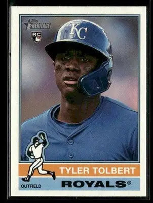 2025 Topps Heritage Tyler Tolbert #560 RC Kansas City Royals