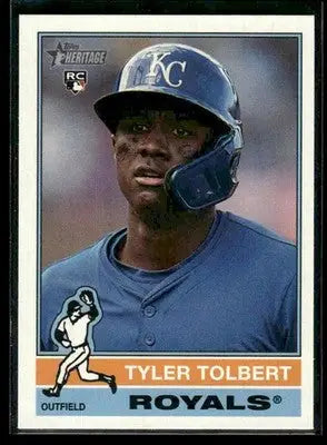 2025 Topps Heritage Tyler Tolbert #560 RC Kansas City Royals