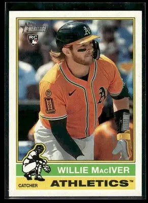 2025 Topps Heritage Willie MacIver #533 RC Athletics