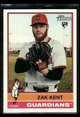 2025 Topps Heritage Zak Kent #623 RC Cleveland Guardians