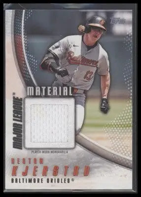 2025 Topps Heston Kjerstad #MLM-HK Major League Material Relics Orioles
