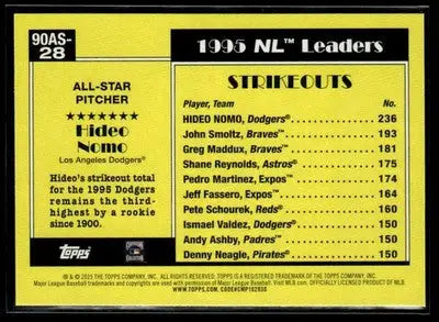 2025 Topps Hideo Nomo #90AS-28a 1990 35th Anniversary All-Stars Dodgers