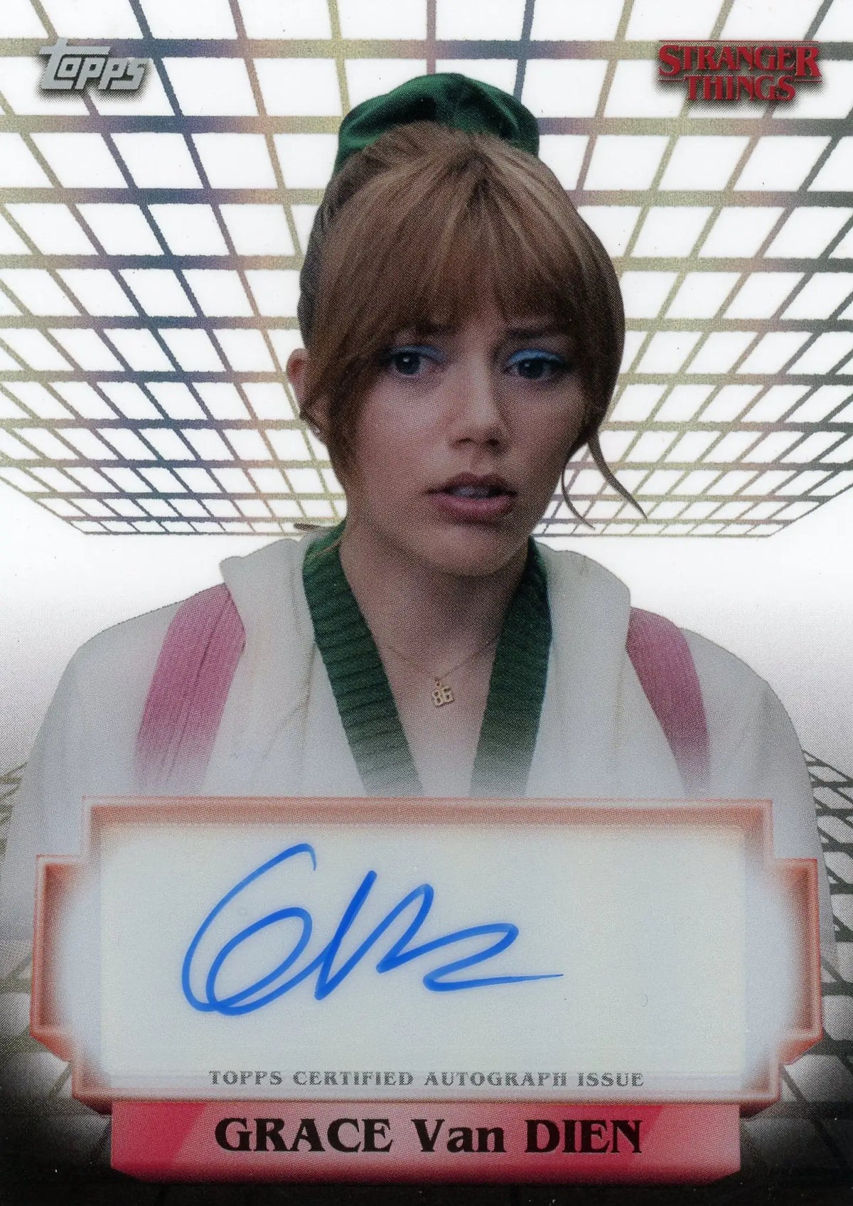 2025 Topps High Tek Stranger Things Grace Van Dien Auto #A-GVD Chrissy - Entertainment Card Single