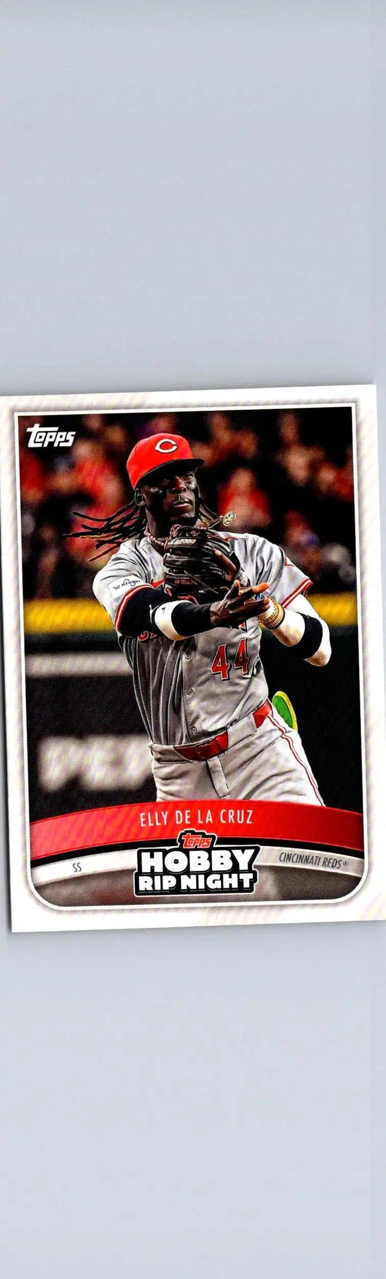 Elly De La Cruz baseball card from 2025 Topps Hobby Rip Night series