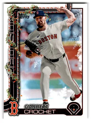 2025 Topps Holiday Backs Variation SP #H22 Garrett Crochet NM-MT Red So ID:79955 - Baseball Card Single