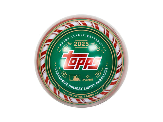 2025 Topps Holiday Baseball Tin | Columbia Sports Cards