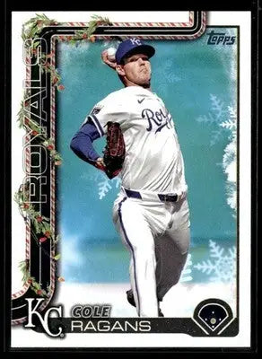 2025 Topps Holiday Cole Ragans #HC63 Kansas City Royals