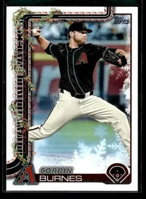 2025 Topps Holiday Corbin Burnes #H185 Arizona Diamondbacks