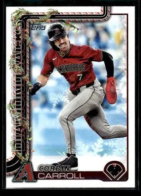 2025 Topps Holiday Corbin Carroll #H158 Arizona Diamondbacks