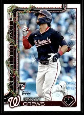 2025 Topps Holiday Dylan Crews #H46 RC Washington Nationals