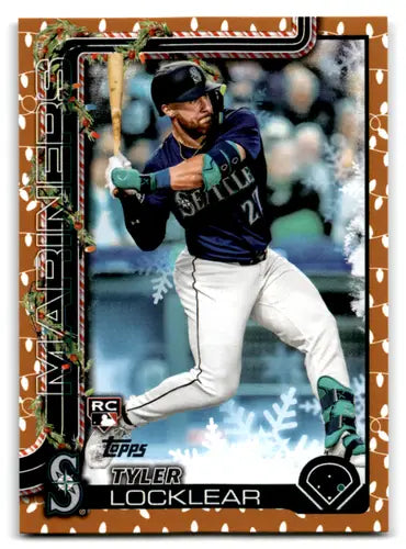 2025 Topps Holiday Gold Holiday Lights #H165 Tyler Locklear NM-MT RC Ro ID:80538 - Baseball Card Single
