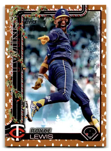 2025 Topps Holiday Gold Holiday Lights #H194 Royce Lewis NM-MT Twins ID:80536 - Baseball Card Single