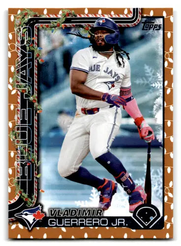 2025 Topps Holiday Gold Holiday Lights #H66 Vladimir Guerrero Jr. NM-MT ID:80540 - Baseball Card Single