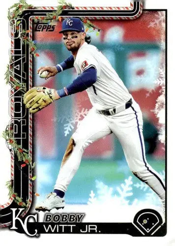 2025 Topps Holiday #H100 Bobby Witt Jr. NM-MT Royals ID:79899 - Baseball Card Single