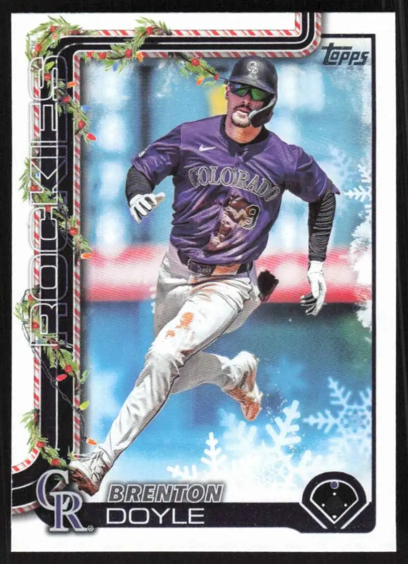 2025 Topps Holiday #H101 Brenton Doyle NM-MT Colorado Rockies Baseball Card
