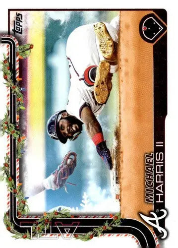 2025 Topps Holiday #H107 Michael Harris II NM-MT Braves ID:79919 - Baseball Card Single